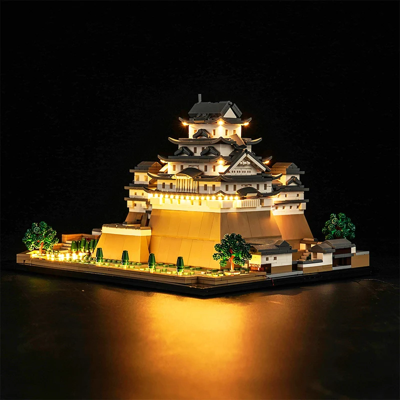 Lazishi LED Lamp 21060 Set Suitable for Himeji Castle Building Block Special Lamp (Only Including Lighting Accessories)