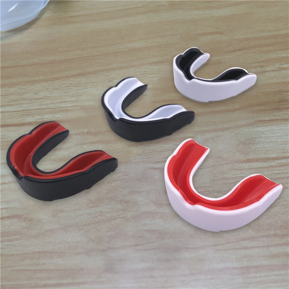 4Pcs Mouth Guard Boxing Gum Shield MMA Martial Arts Mouth Guard Sports Mouthguard for Football Wrestling Hockey Lacrosse Boxing