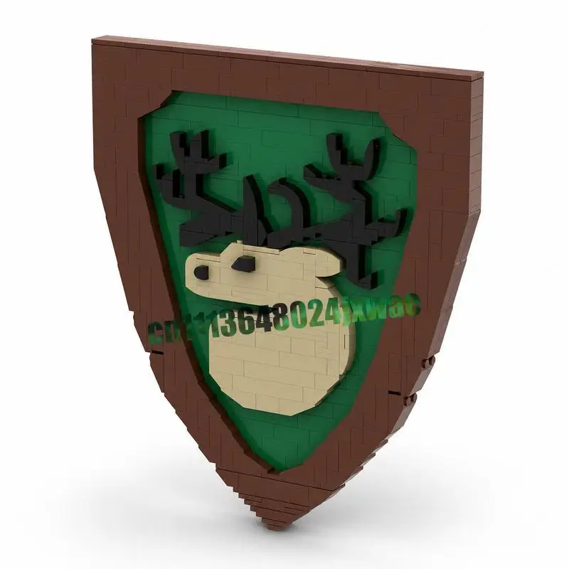 

NEW 451Parts Forestmen Shield Building Blocks MOC Creative Assembly Model DIY Toy Collection Display Educational Popular Gifts
