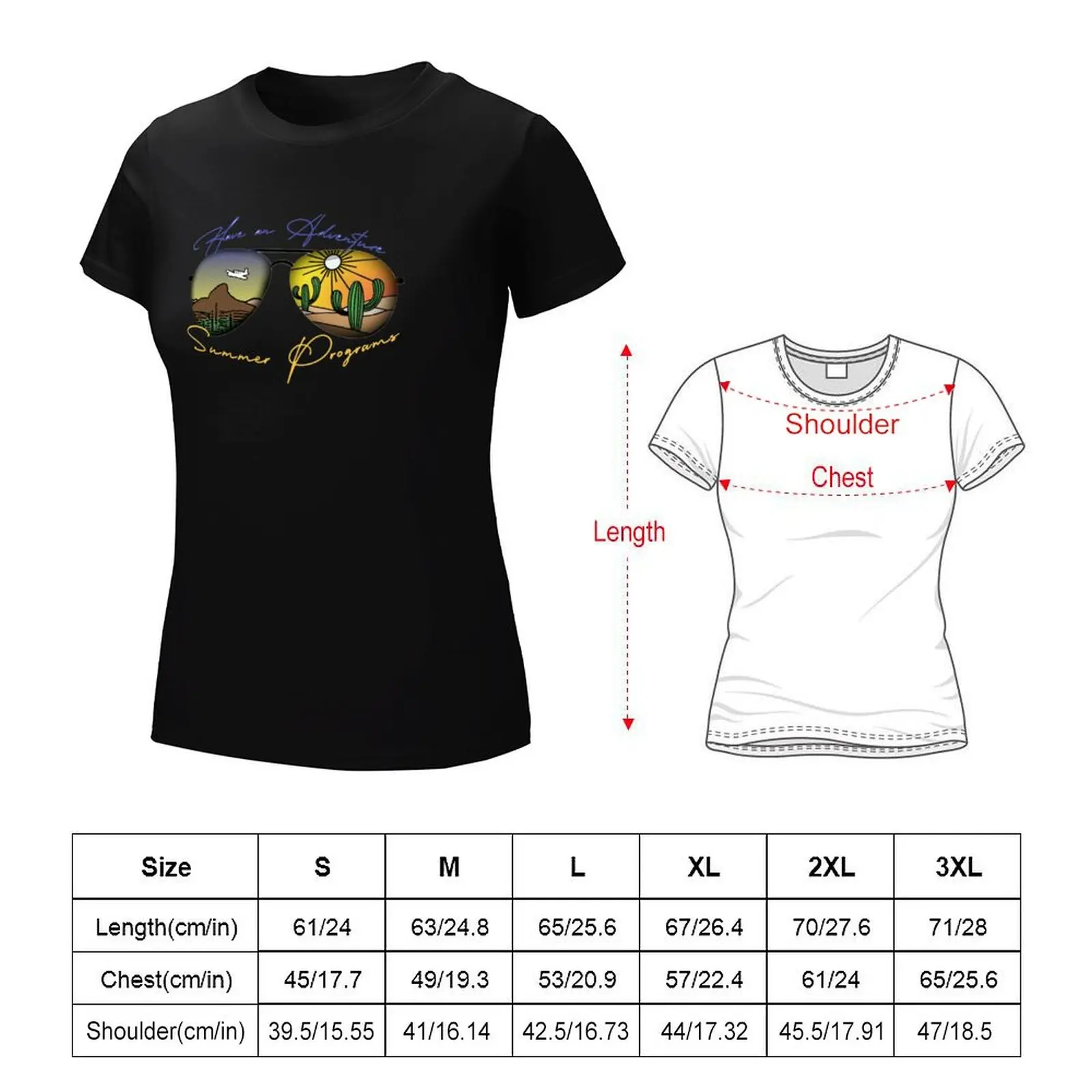 Summer Programs Logo for College T-shirt summer top female Female clothing T-shirts for Women