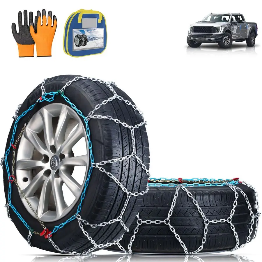 

Duty Snow Chains Tire Chains for Light Truck, SUV amp Pickup, Easy Installation, WearResistant Alloy Steel for Superior Traction