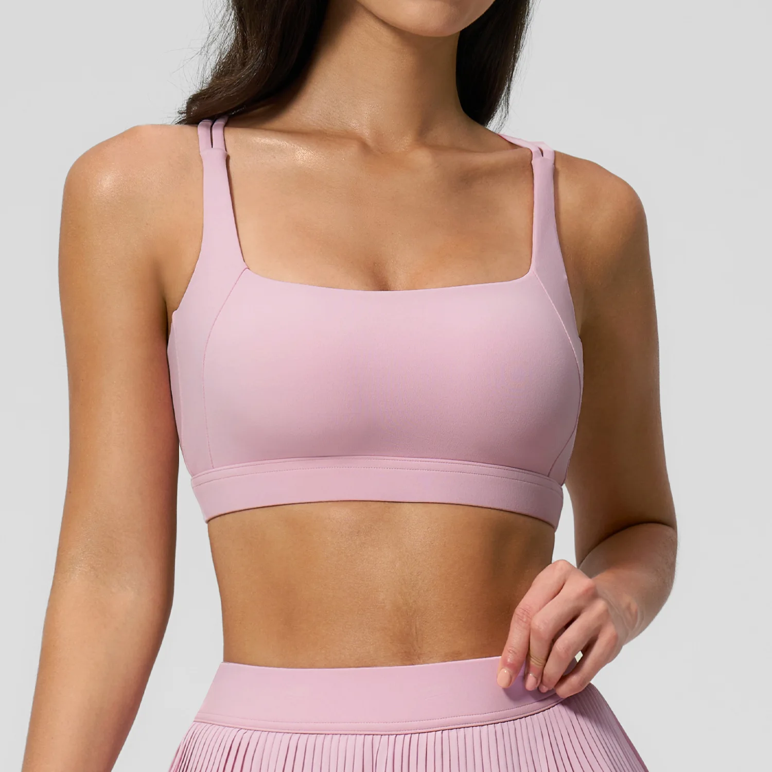 High Strength Fitness Sports Bra for Women Push Up Cross Back Shockproof Running Gym Training Workout Yoga Underwear Crop Tops