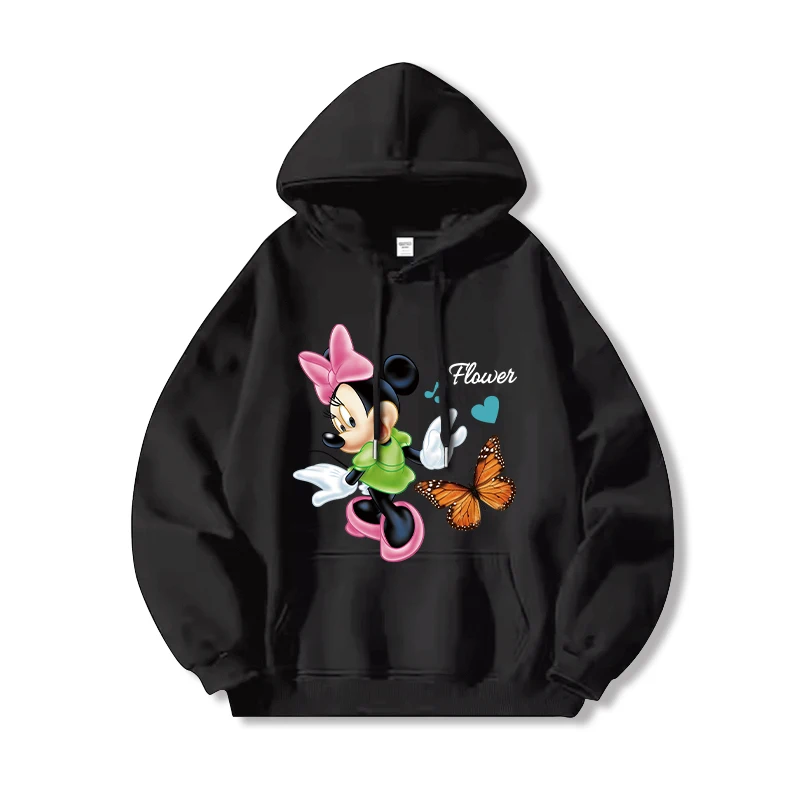 The Autumn and Winter Casual Couple's Clothing Hoodie Fashion New Style Mickey and Minne Cartoon Anime Periphery Women's Hoodie