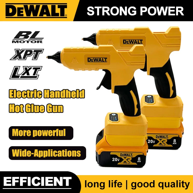 

DEWALT Cordless Electric Handheld Hot Glue Gun Repair DIY Tool Hot Melt Welding Hot Air Gun Anti-scald Nozzle