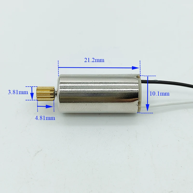 1020 Coreless Motor DC 3.7V 7.4V 44500RPM High Speed Strong Glider Foam Aircraft Model Motor Ultra-high Speed Strong Magnetic