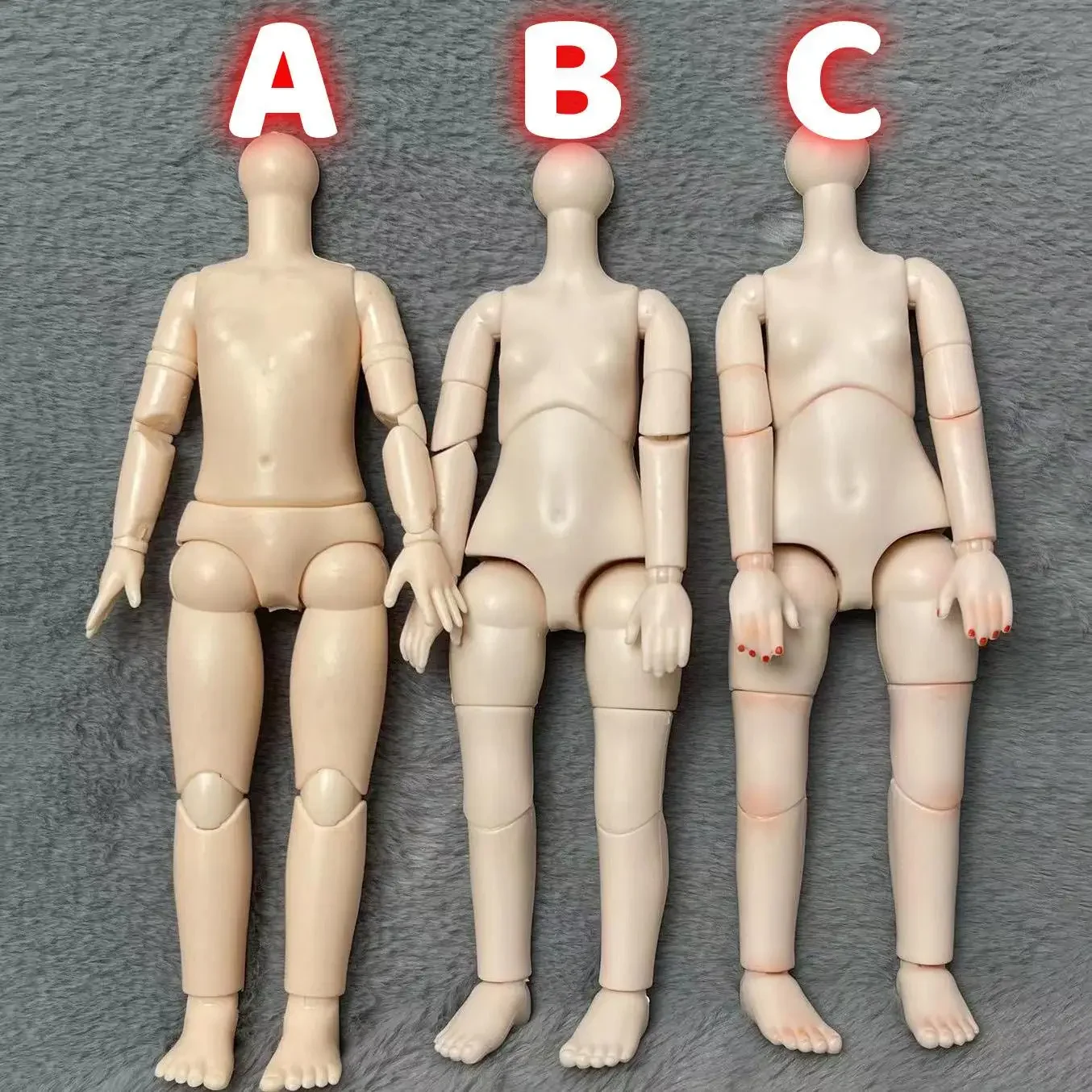 Nuova bambola elfo fatta a mano fai da te 30cm bambola 1/6 BJD bambola intera bambola mobile comune bambini ragazze giocattolo regalo (testa aperta) giocattoli per ragazze