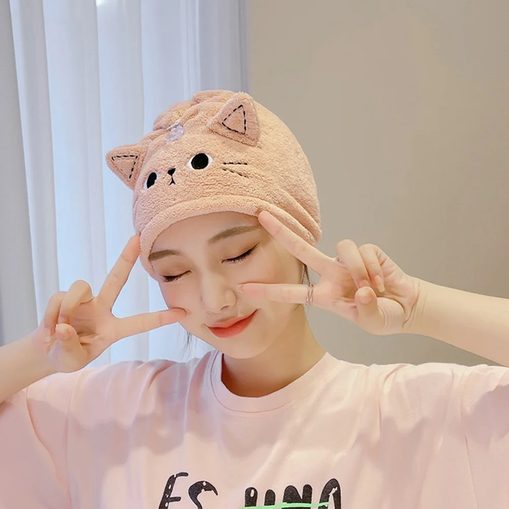 

2Pcs Fast Drying Hair Towel Wrap Absorbent Soft Turban Cap for Women Girls Kids Wet Hair Quick Drying Towel Hat