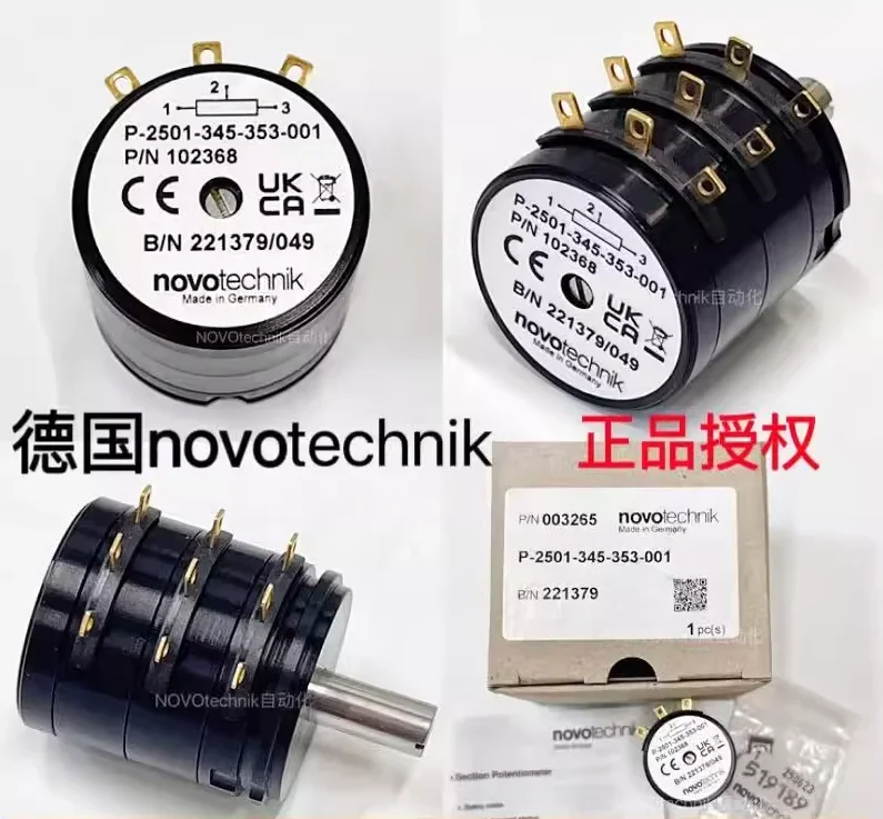 Sensor de ângulo NOVOtechnik original P-6501-4007 P-2501-345-353-001 P-6501-S0049 P-4501-A102 P-4501-A202 P-4501-A502