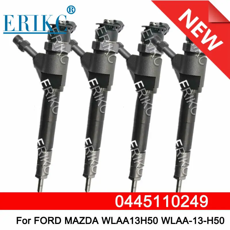 4PCS 0445110249 NEW DIESEL FUEL INJECTOR 0 445 110 249 for BOSCH FORD RANGER MAZDA BT50 3.0L