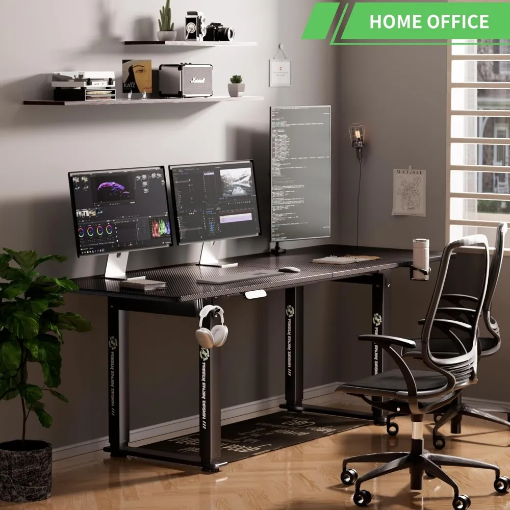 Electric Height Adjustable Standing Desk, 71