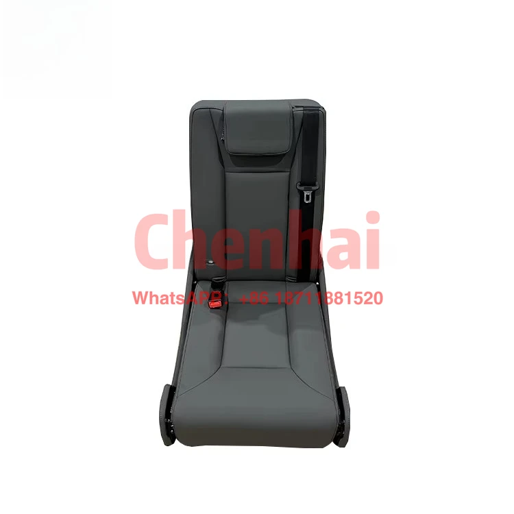 Customize Seatbelt on Shoulder 2-fold Convertible Bed Seat RV Single Seat Convertible to Bed for Motorhome Camper Campervan Cara