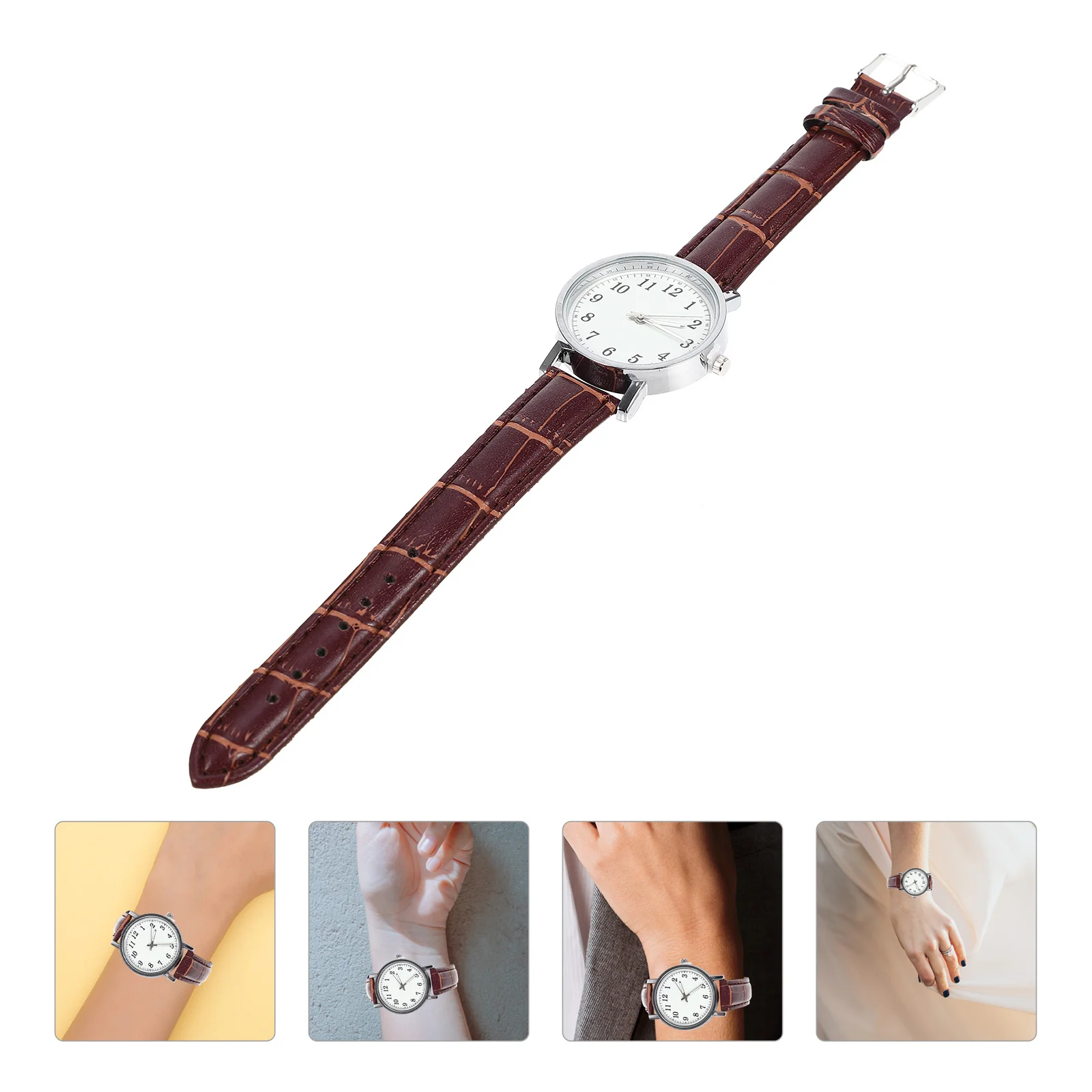ساعة كوارتز للسيدات قابلة للتعديل مقاومة للماء للنساء للسفر والارتداء اليومي وإكسسوارات نسائية محمولة للاستخدام الخارجي #4
