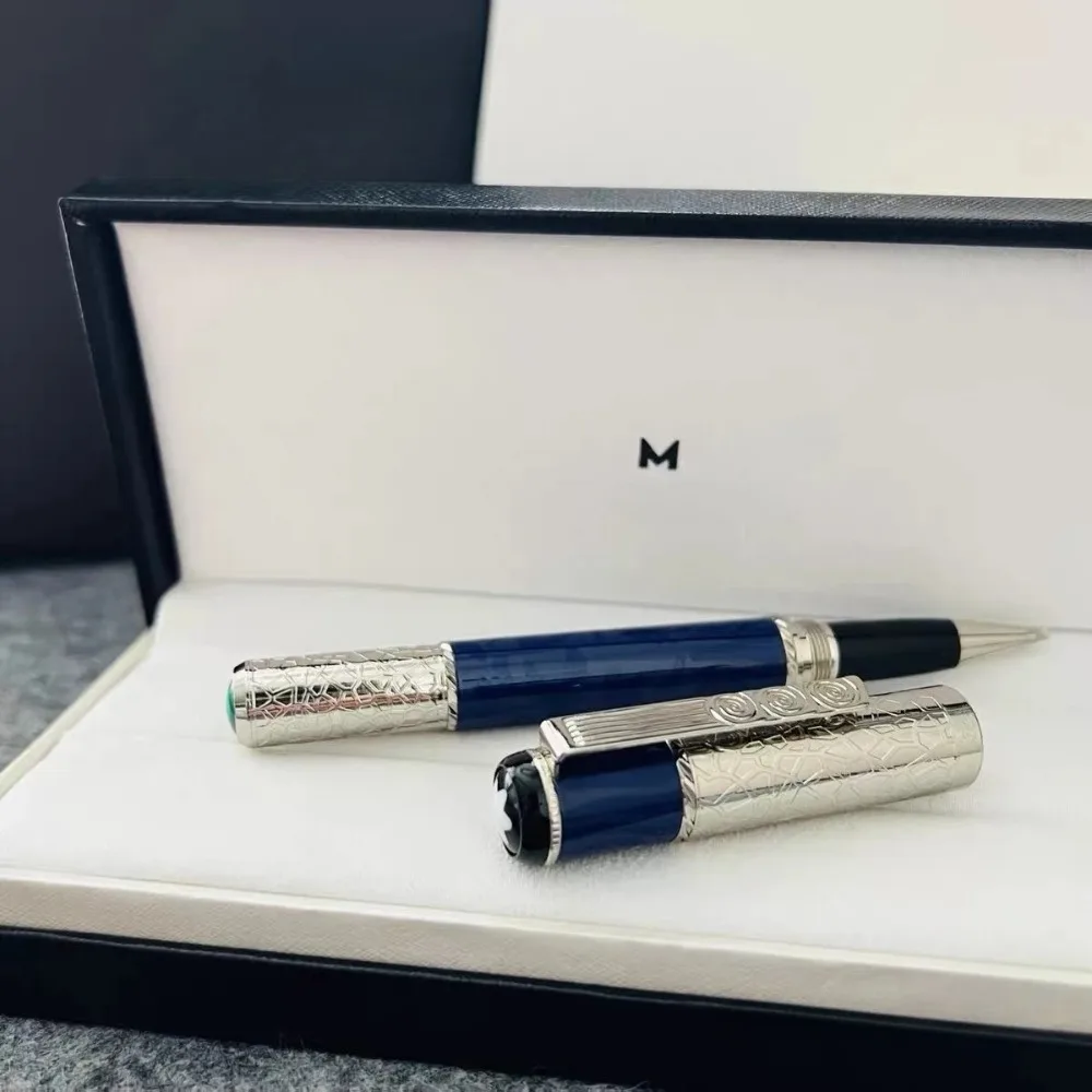 

M 2026 Brand Auspicious Cloud Carved Business Rollerball Pen, Multi-color Luxury Office Gift Writing Pen（No Pen Box Included）