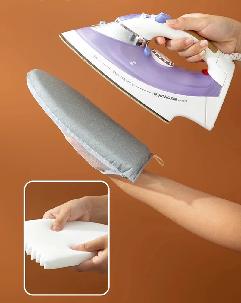 Waschbares Bügelbrett, Mini-Anti-Verbrühungs-Handschuhe, Eisen-Pad-Abdeckung, hitzebeständiges, schmutzabweisendes Bügelbrett für Bekleidungsgeschäft – Detail 5