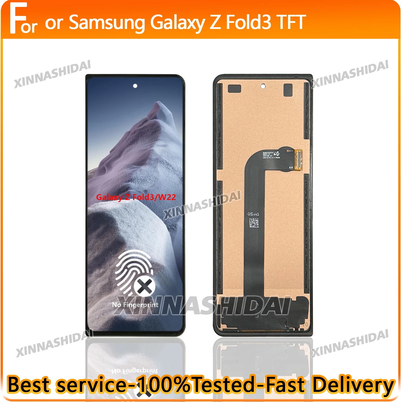 LCD Voor For Samsung Z Fold 3 Display Touch Panel Screen Digitizer Vergadering Voor For Samsung Z Fold 3 LCD Replacement Parts