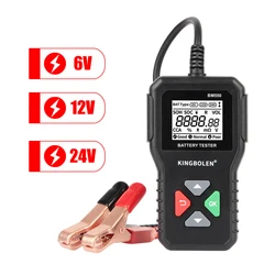 Sistema batteria Rileva 100-2000 CCA Accessori auto Tester batteria auto Analizzatore batteria auto 6V 12V 24V BM550 Strumento batteria auto