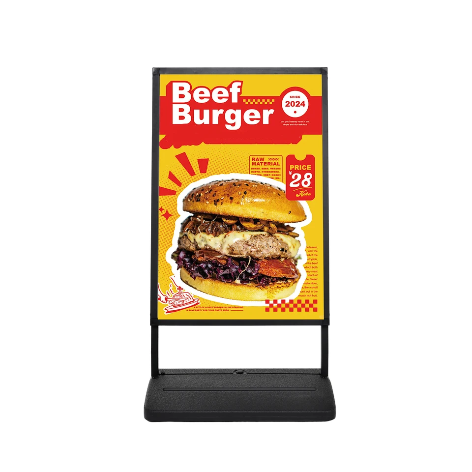 Double Sided Poster Sign Stand with Water Base