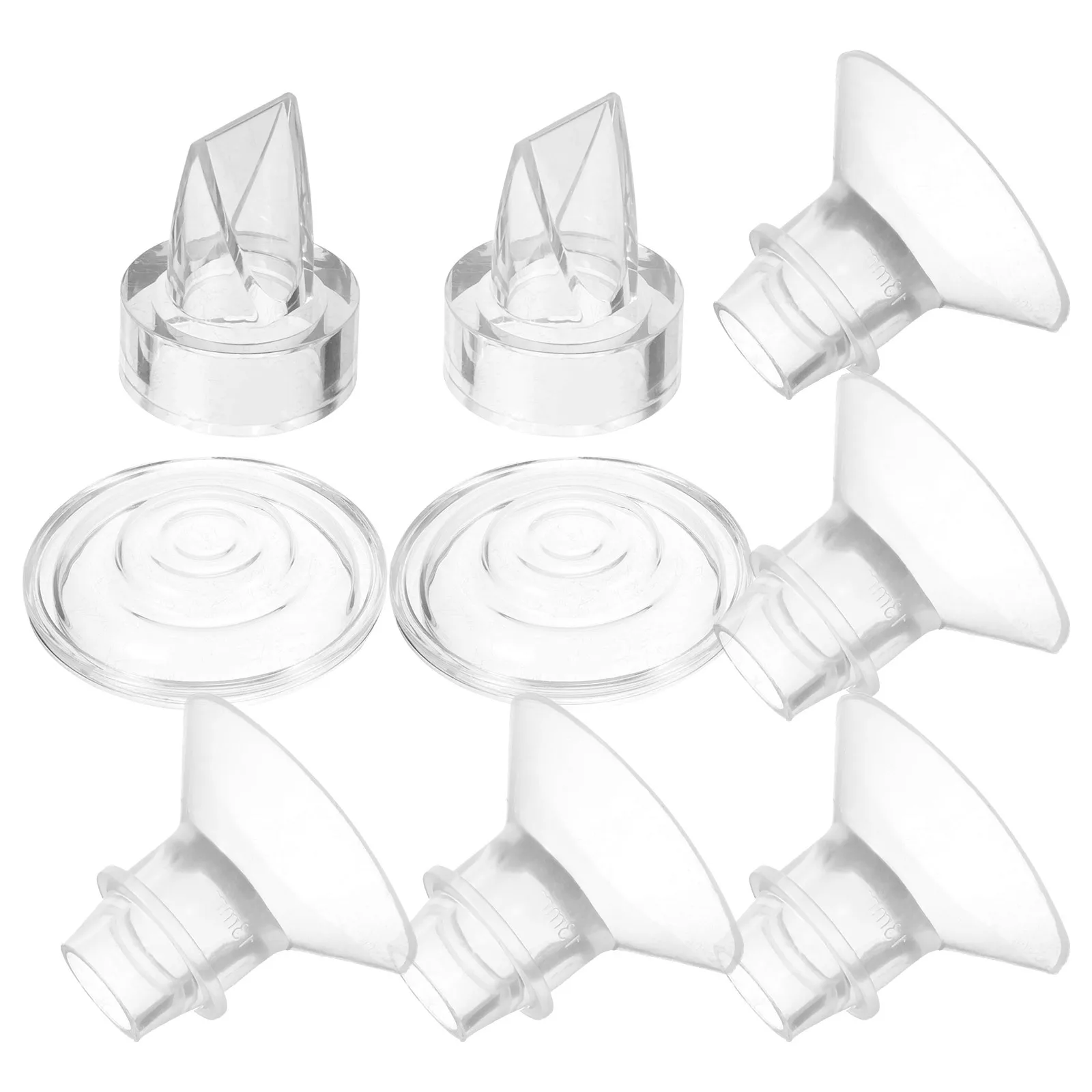 1 مجموعة 21 مللي متر 19 مللي متر 17 مللي متر 15 مللي متر 13 مللي متر سيليكون شفة إدراج ل يمكن ارتداؤها مضخة الثدي الكهربائية استبدال أجزاء الطفل الوليد العناصر