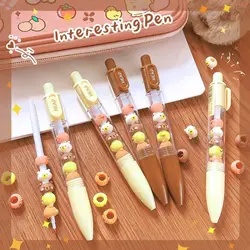 Capybara Gel Pen Interesting Kawaii Writing Aesthetic Black Ink Students School Office Supply Kids Creative Cartoon