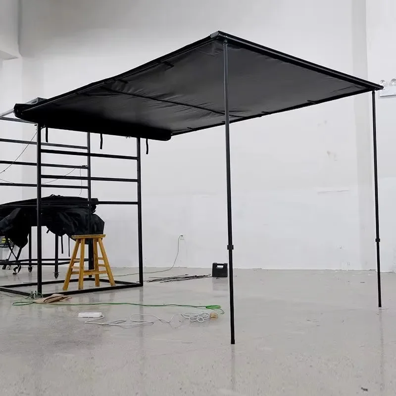 Retractable Vehicle Side Awning Waterproof  Lightweight Aluminum Frame Quick Setup Overlanding Camping Sun Shelter for Road Trip