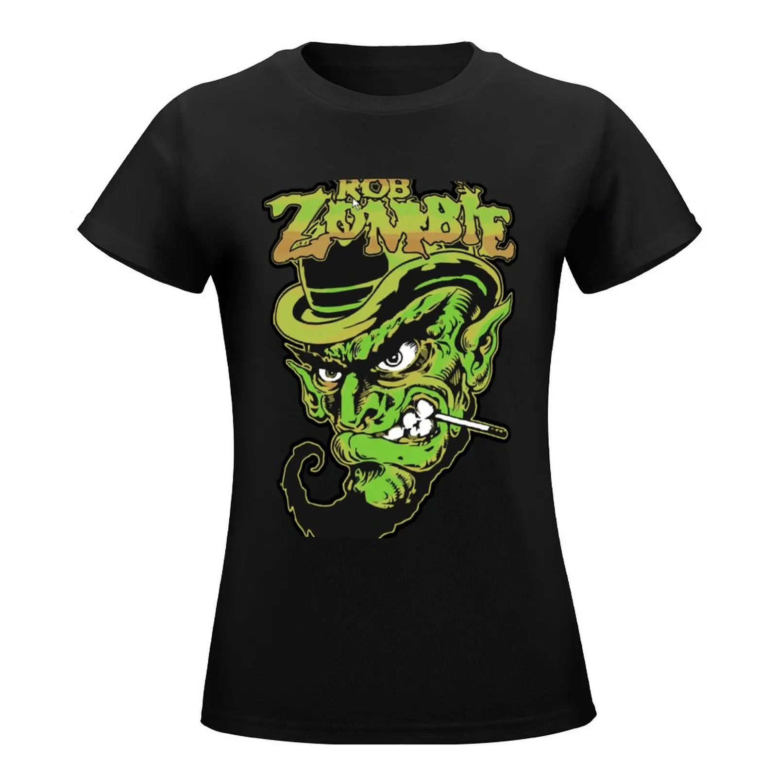 vintage rob zombie band art T-Shirt shirts graphic tees kawaii clothes funny tees western t-shirt dress for Women