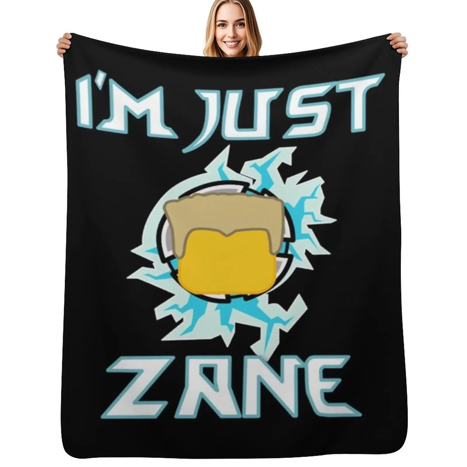 I’m Just Zane Throw Blanket Men's Soft Warm Throw Blanket for Couch
