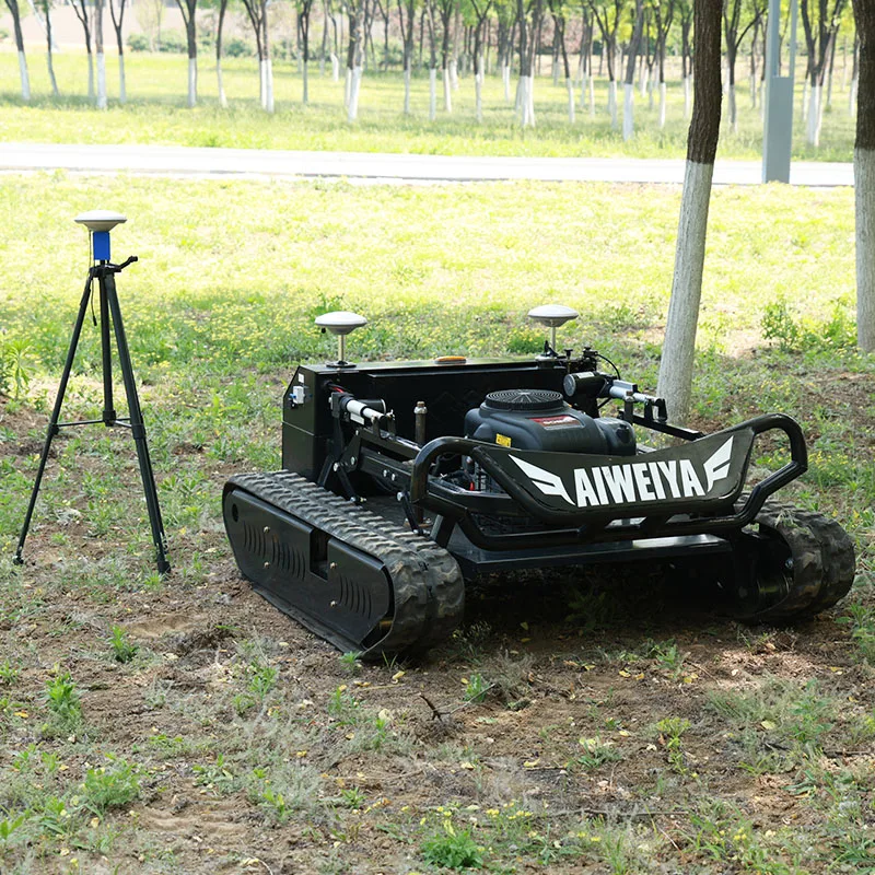 

Customized Slope Special Petrol Lawn Mower Anti-slip Wheel Design Grass Cutter For Inclined Land