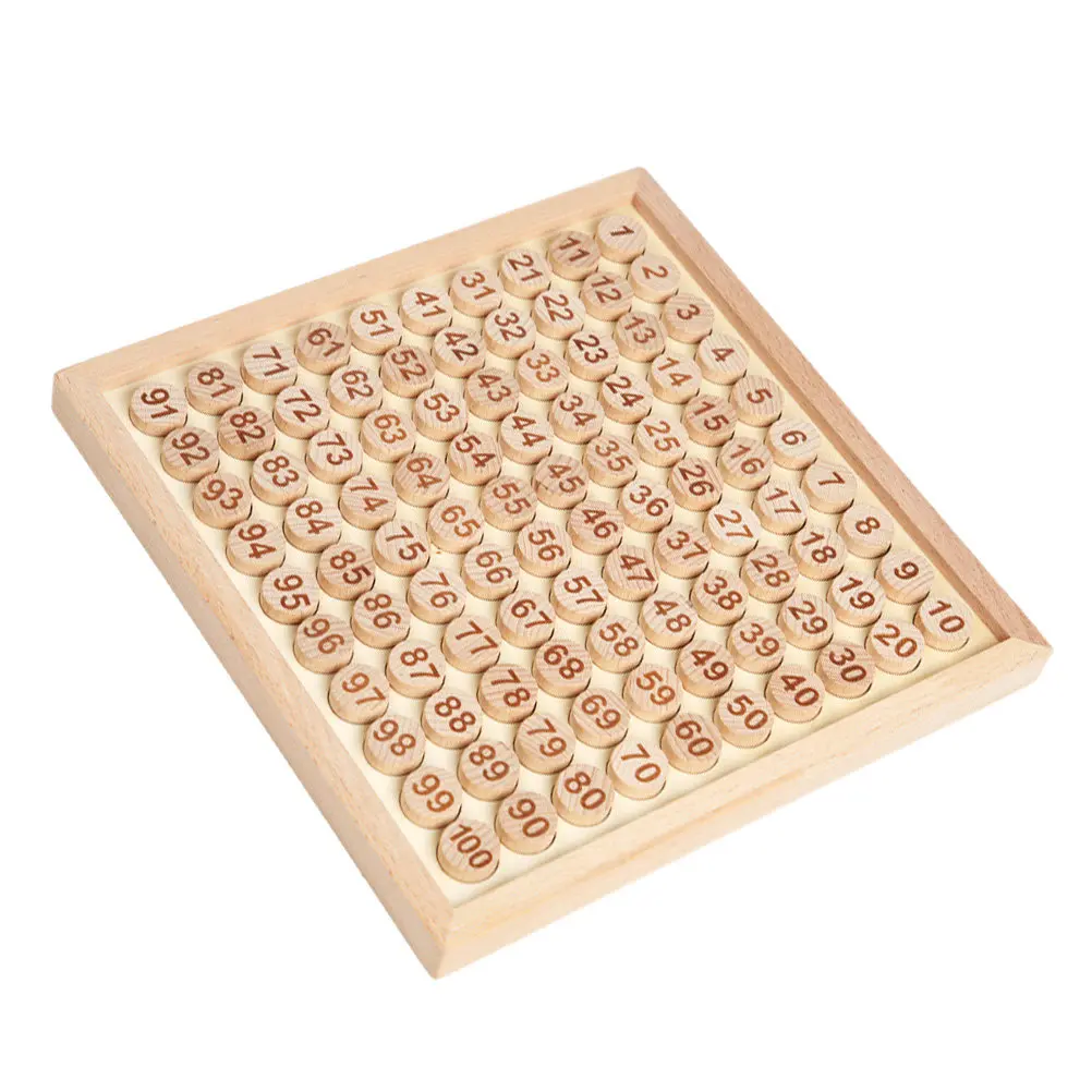 

1Set Kids Sudoku Learning Board Educational Plaything Natural Wooden Math Arithmetic Training Development