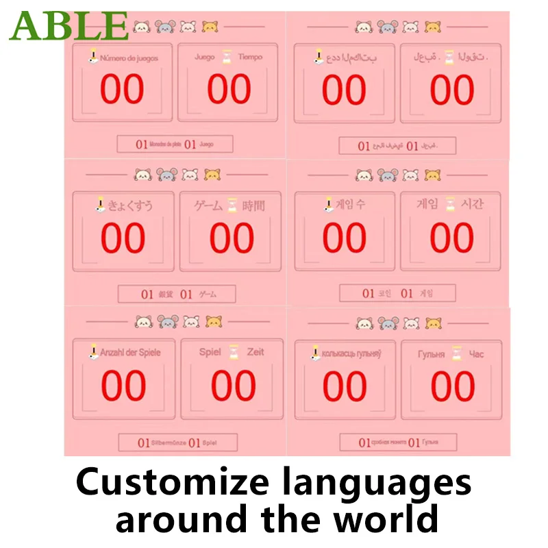 Coin-operated arcade machine color screen claw machine boutique machine kit supports languages ​​all over the world