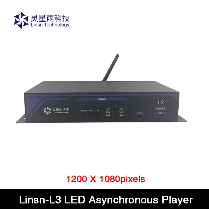 

Linsn L3 Asynchronous LED HD Player for Full Color LED Display Screen , Supports up to 1.3 million pixels, With Wi-Fi