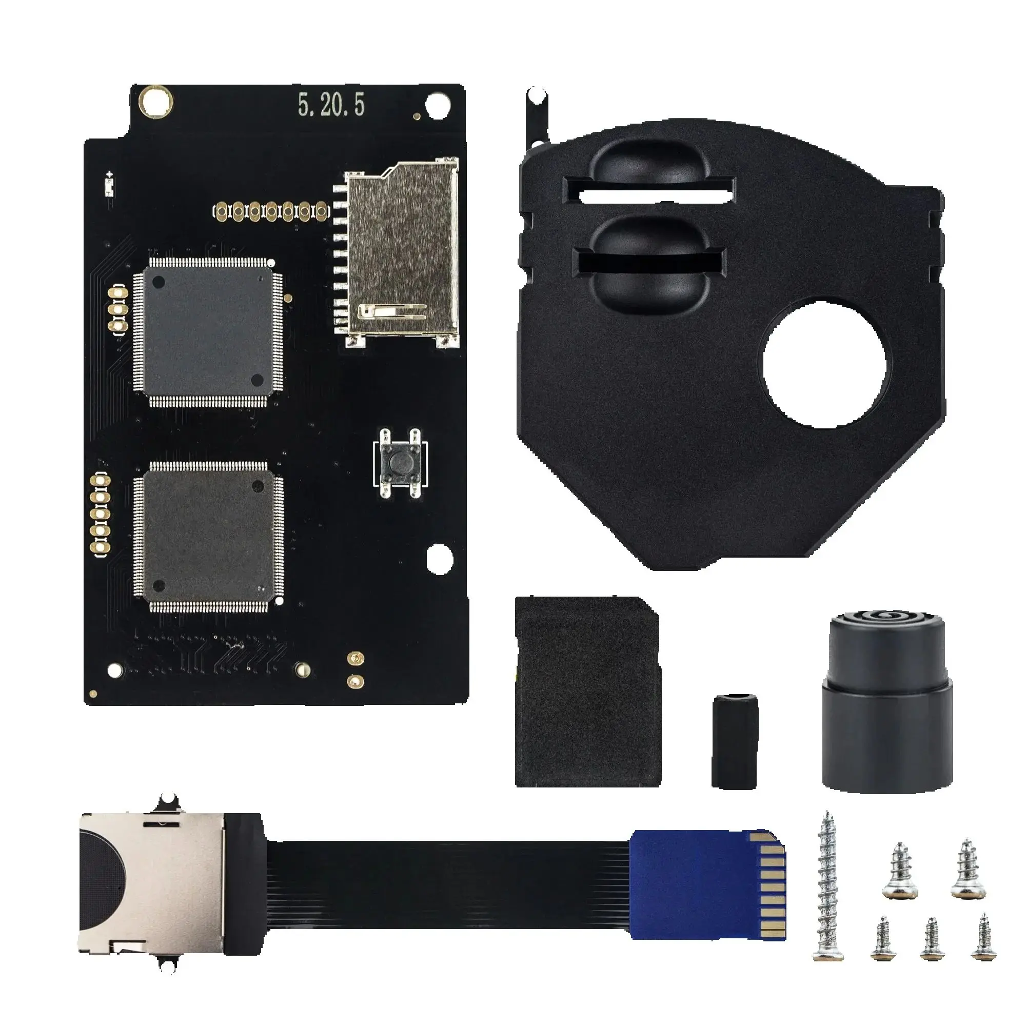 

REMANK GDEMUPRO V5.20.5 GDU V5.15b For Dreamcast Optical Drive Emulator V5.20.5 GDU Simulation Board SD Extension Mount Kit