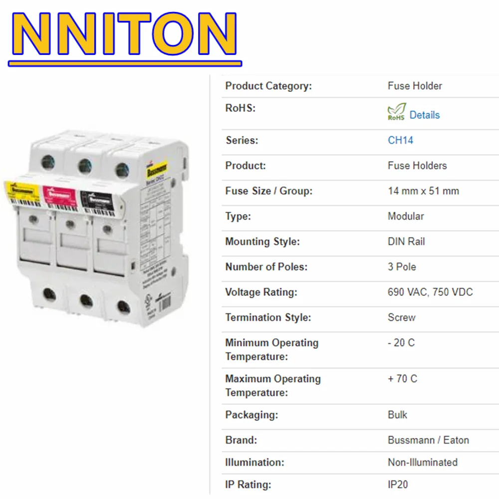 

New Fuse Holder CH143DU CH143 CH143B