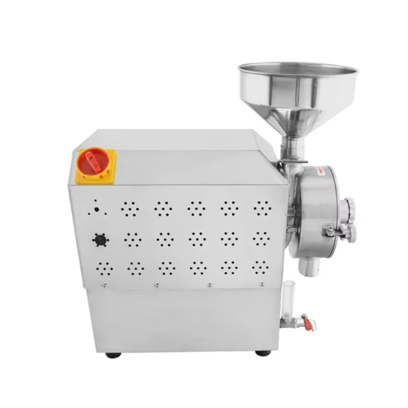 

Water Cooled Toothed Disc Grinder Crusher Pulverizer Ultrafine Food Bean Rice Licorice Chili Spice High Speed Stainless Steel