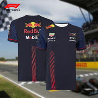 Summer Hot Selling Red Bull F1 Racing Team Uniform T-shirt, Daily F1 Racing Training Commemorative Edition Top