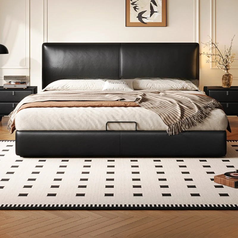 

European Modern Bed Simple Luxury Sleeping Full Single Design Double Bed Bedroom Headboards Letto Matrimoniale Unique Furniture