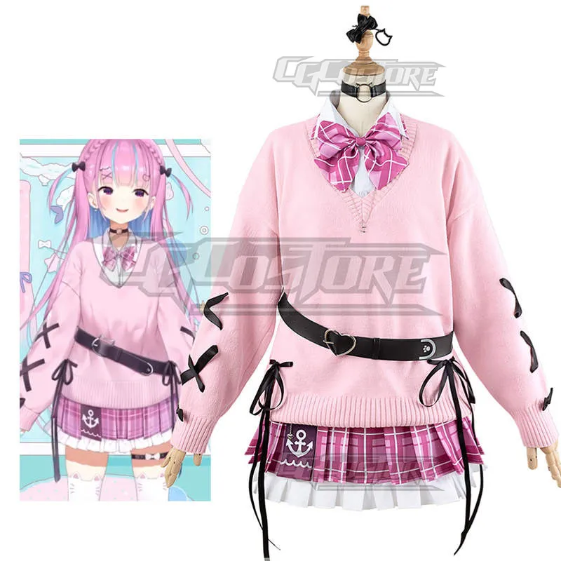 

Virtual Liver VTuber Minato Aqua Cosplay Costume Anime Dresses Christmas Halloween Freeshipping CG1455WL