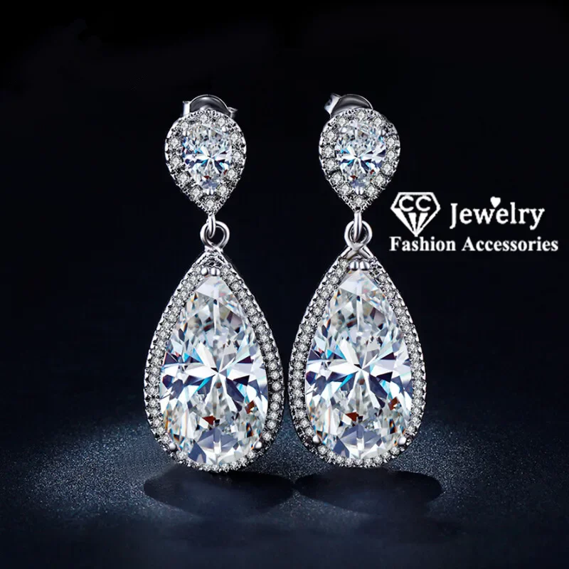 Stud Drop Earrings … - image