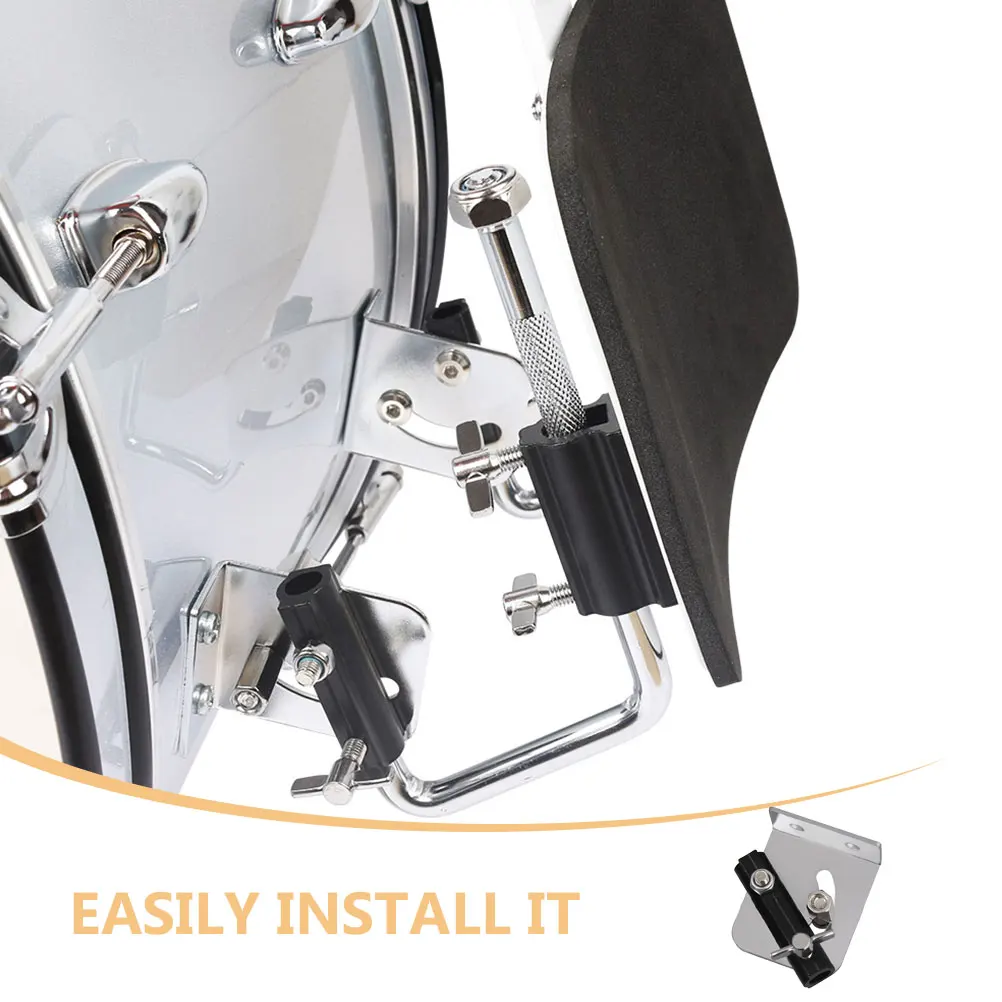 

2pcs Metal Drum Strap Screw Durable Snare Belt Buckle Fixing Bracket Adjustable Strap Clip For Traveling Percussion Instrument