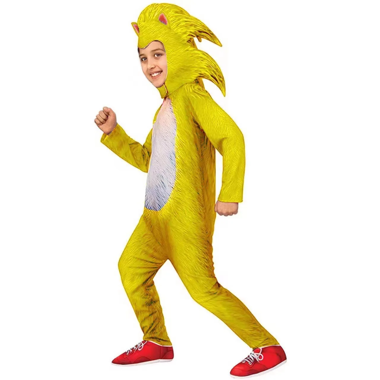 

Halloween Festival Cosplay Costume Super Speedy Boy Sonic Performance Traditional Chinese Stage Costume Women