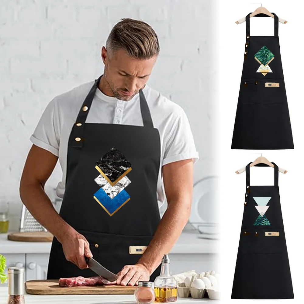 Premium Adjustable Apron Waterproof, Oil-Proof ,Multiple Pockets shape Serise&Comfortable for All Cooking Enthusiasts