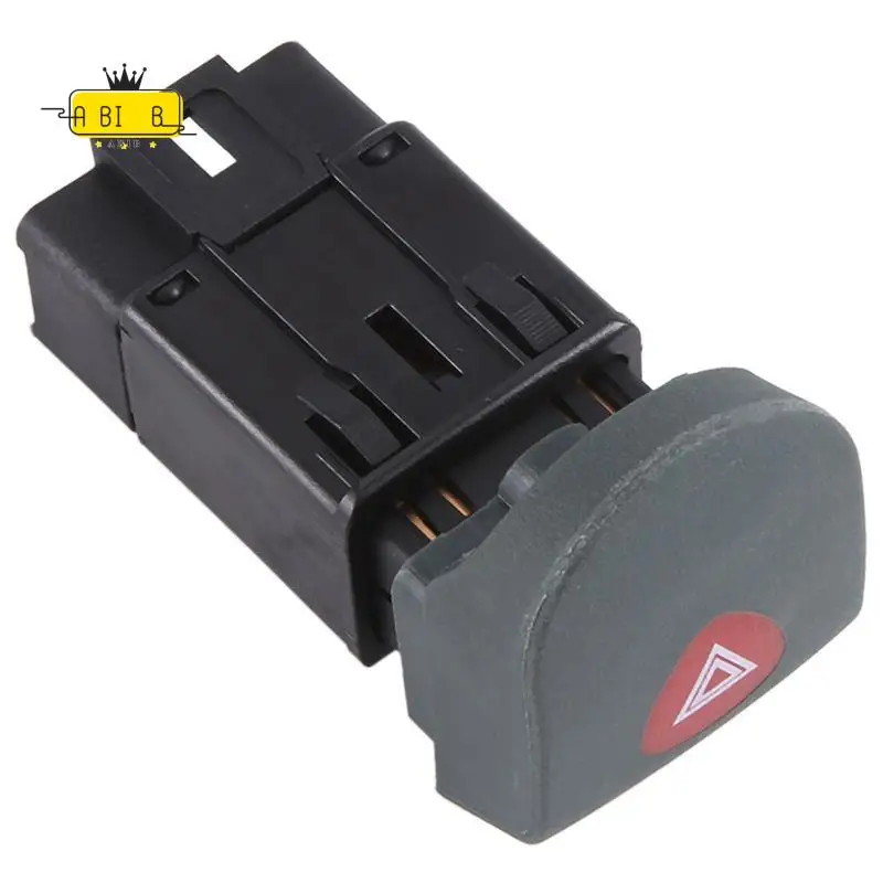 ABIB -Car Hazard Emergency Light Flasher Switch For Renault Kangoo I 1997-2008 7700308821