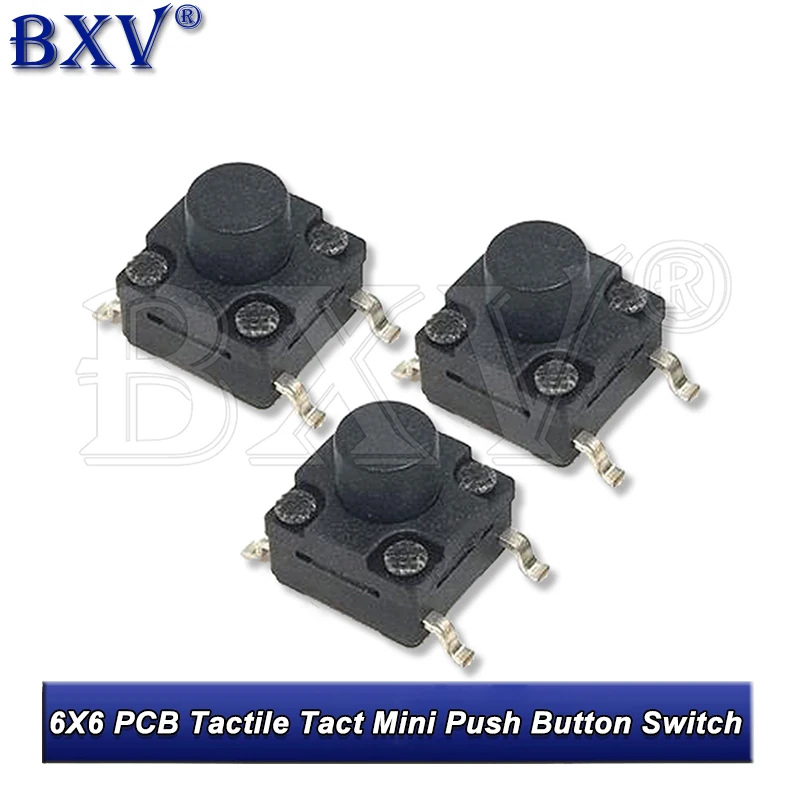 20PCS Tactile Tact Mini Push Button Switch 6X6 PCB 6*6*4.3/5/6/7/8mm 6x6*4.3mm/5mm/6mm/7mm/8mm SMD 4pin Micro Waterproof Switch 