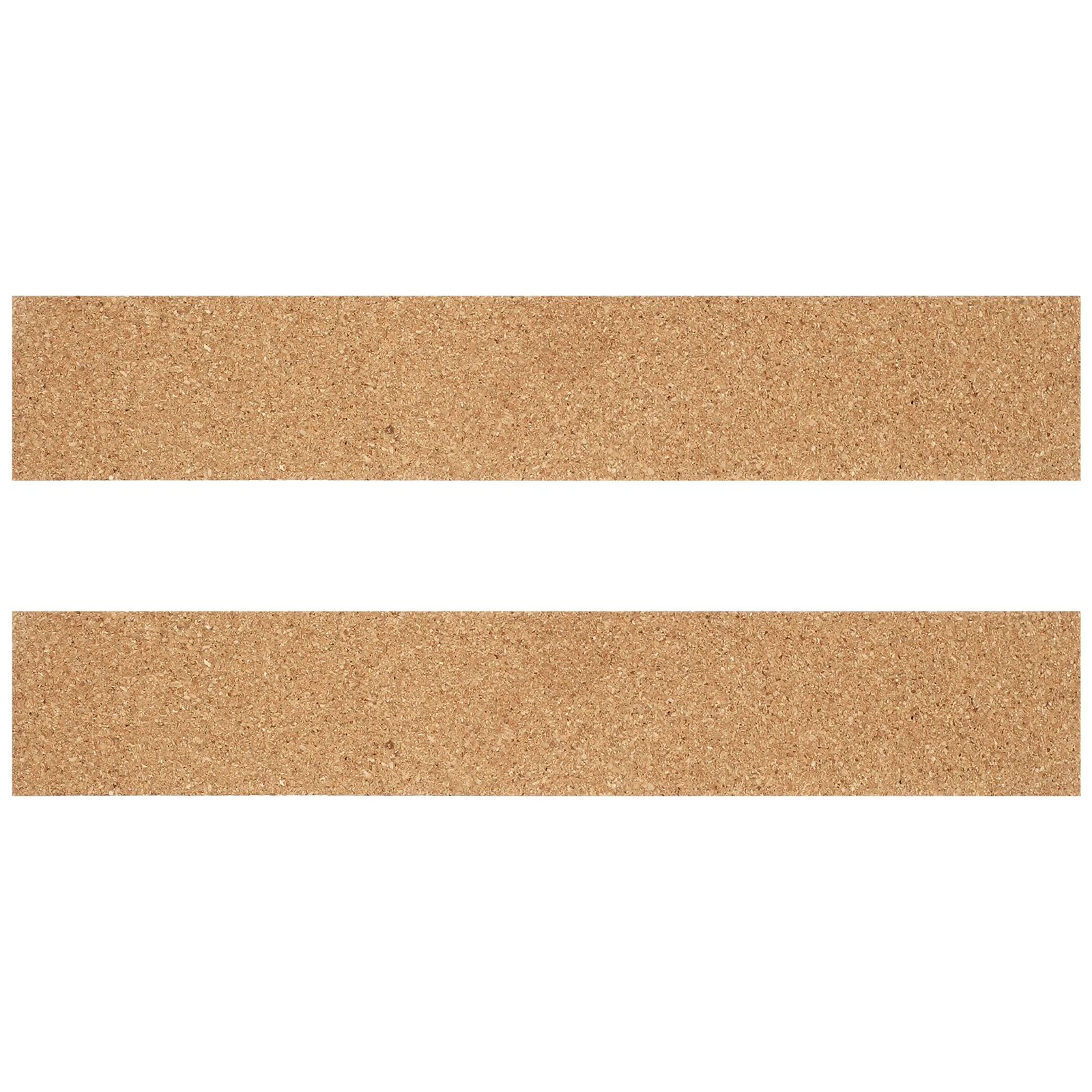 2 Pcs Cork Strip Wall Sticker Photo Board Bulletin Self-Adhesive Corkboard for Office Thumbtack Strips