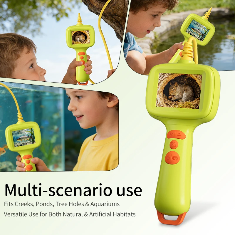 

HD Camera Endoscope Handheld Kid's Borescope 8LEDs Waterproof Probe Observation Camera Cute For children/adults
