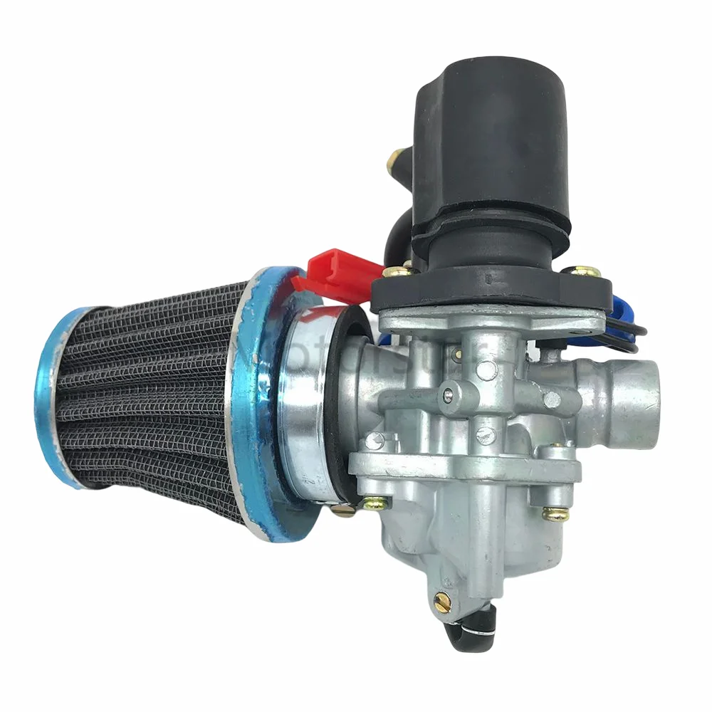 

PZ19J 19mm Carburetor W/ Air Filter Electric Choke For 1PE40QMB Jog 50cc 72cc 90cc Carb