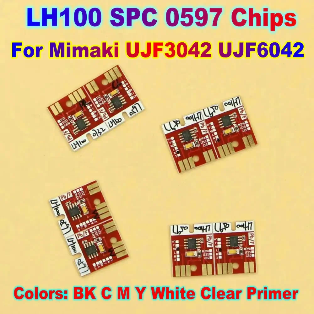 UJF6042 UJF3042 LH100 Çip Mürekkep Kartuşu Kalıcı Cips Mimaki UJF 6042 UJF 3042 LH100 Spc 0597 Yazıcı UV Mürekkep IC Çip Parçası