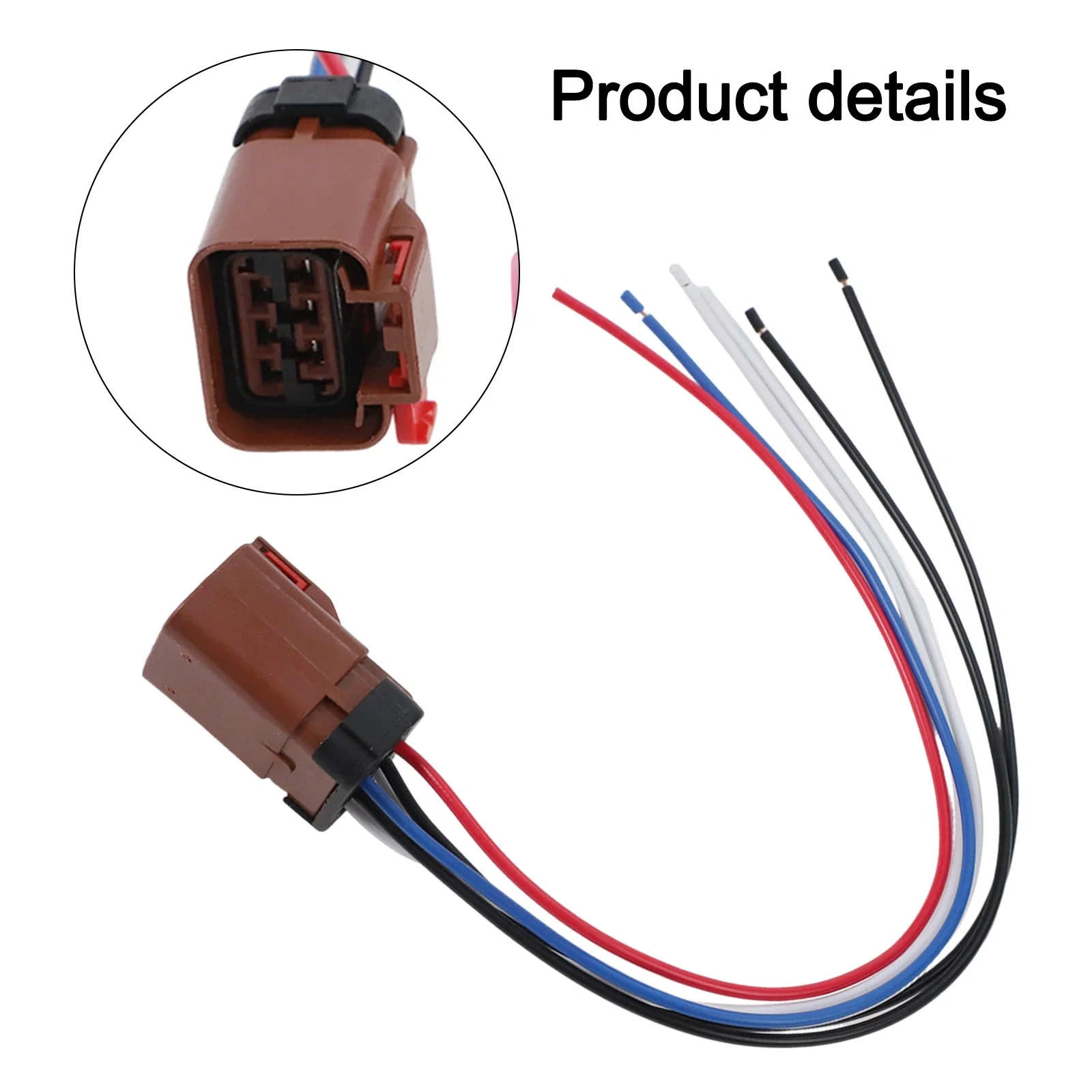 

Replacement Connector Wire Harness Tail Light Connector Direct Fit Type OE Number Match Practical Design Tail Light Part