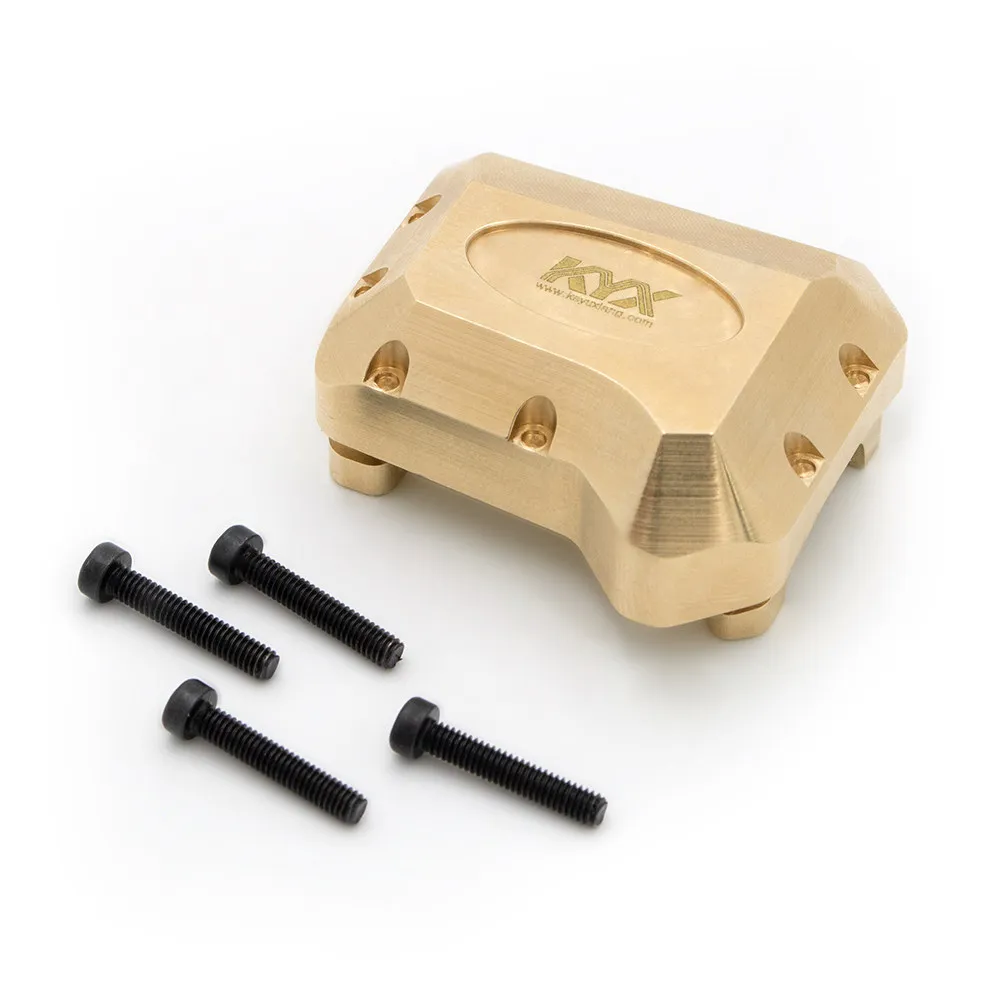 KYX Simulation Model Car Raxxas TRX-4 Counterweight Copper Front Axle Cover (Single Weight: 65g) TRX6 Front Axle Cover