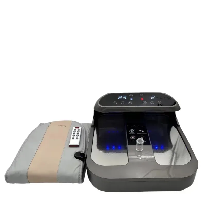 2026 Newest Plus P90 P100 PEMF Terahertz Therapy Foot Spa Remote Control Wireless PEMF Massager Health Care