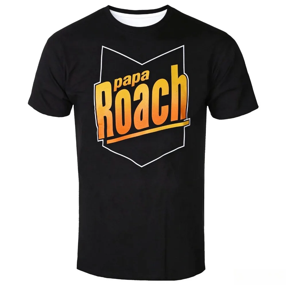 Papa Roach Graphic Cotton Band T-shirt Unisex Summer Short Sleeve Fashion Tee Casual Vintage Tees Streetwear Comfortable T-shirt